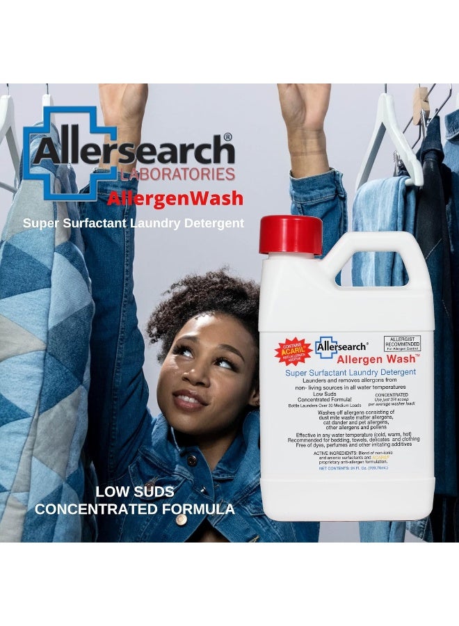 Allersearch AllergenWash 24 Oz Laundry Detergent - Image 2